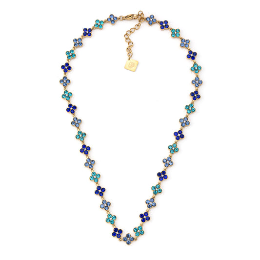 Caélis Necklace – Blue 18" with Sapphire Zirconia