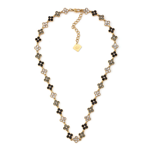 Caélis Necklace – Black 18" with Spinel Zirconia