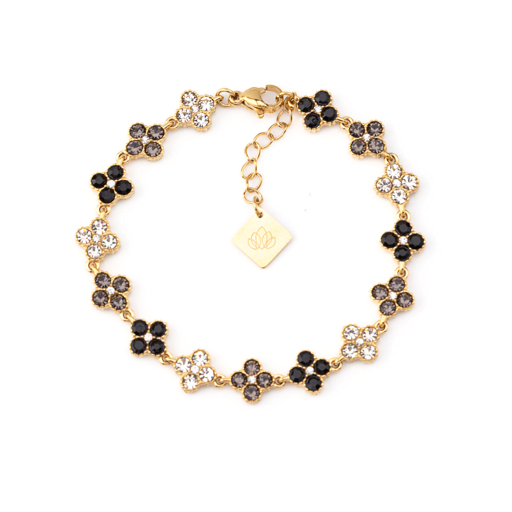 Caélis Bracelet – Black 6,5" with Spinel Zirconia