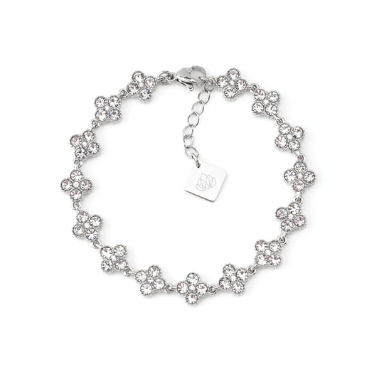 Caélis Bracelet – Silver 6,5" with Clear Zirconia